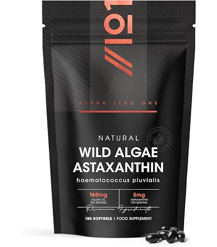 Pack 3 Astaxanthine 8mg 180 Capsules Vita World - Antioxydant Naturel