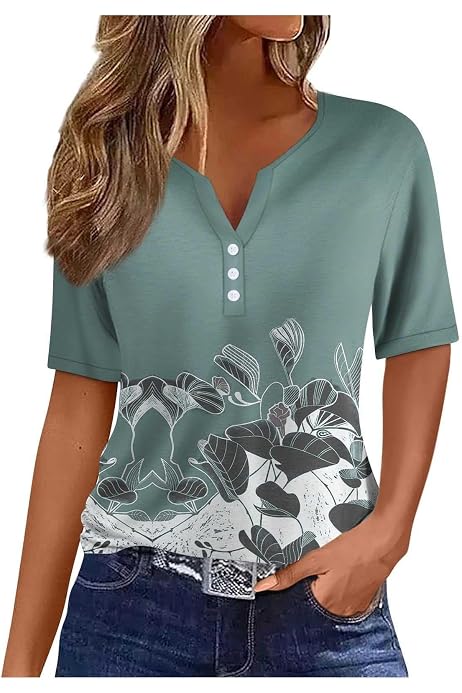 Furnex Womens Blouses And Tops Dressy Ladies Tunic Work Casual Short