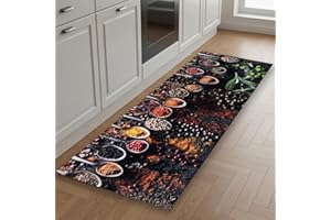 parpyon® Tappeto Cucina Antiscivolo Lavabile ETNA passatoia al metro ANTIMACCHIA e ANTISFILO Tappeto Multiuso per Bagno Scendiletto Tappeti moderni