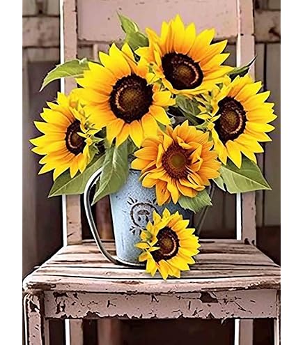 RICUVED 5D Diamond Painting Tournesol, Kit De Peinture | FindTheDeal