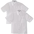 Trutex Limited Boy's Short Sleeve School Shirt-Pack of 2