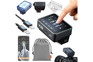 GODOX X3 PRO X3PRO C TTL Wireless Flash Trigger for Canon, with Bluetooth Integration & APP Control, Touch Screen 2.4GHz Wireless X System, Pro Shooting Modes Shutter Control Fast Charging