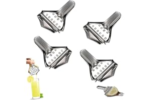 HETING-YQ Lot de 4 Inox Presse Citron Manuel Presse Tranche Citron Manuel Lemon Squeezer Presse Agrumes à Levier Manuels de Cuisine pour PastèQue Citron PêChe