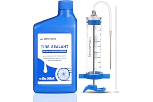 Beanewone Lattice per Tubeless MTB, 500ml Liquido Tubeless MTB e Siringa per Lattice MTB per l'Iniezione Diretta di Sigillante di Lunga Durata nei Pneumatici di MTB e Road Bike