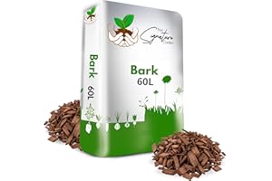 LAETO Your Signature Garden Decorative Gardens And Landscape Bark | Wood Chip Bark Chippings Bulk 60L, 75L, 100L Bags Available (60L)