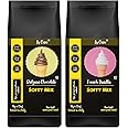 La Casa Soft Serve or Softy Premix - Vanilla+Chocolate | Combo Pack of 2 | Extra Creamy & Strong Flavor | 2x250g |