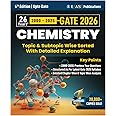 GATE Chemistry PYQ Book 2026 | Previous Year Solved Papers 26 Years' (2000 to 2025) Topic Wise Sorted with Detailed Solutions | Best Seller Previous Year Question Paper Book for GATE Chemistry Examinations in India | IFAS Publications