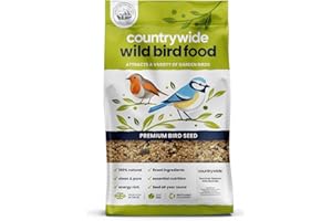 Countrywide Summer Wild Bird Seed 20kg - 100% Natural, Energy-Rich Garden Bird Seed - Attracts A Range Of Small Garden Birds - Dust Free