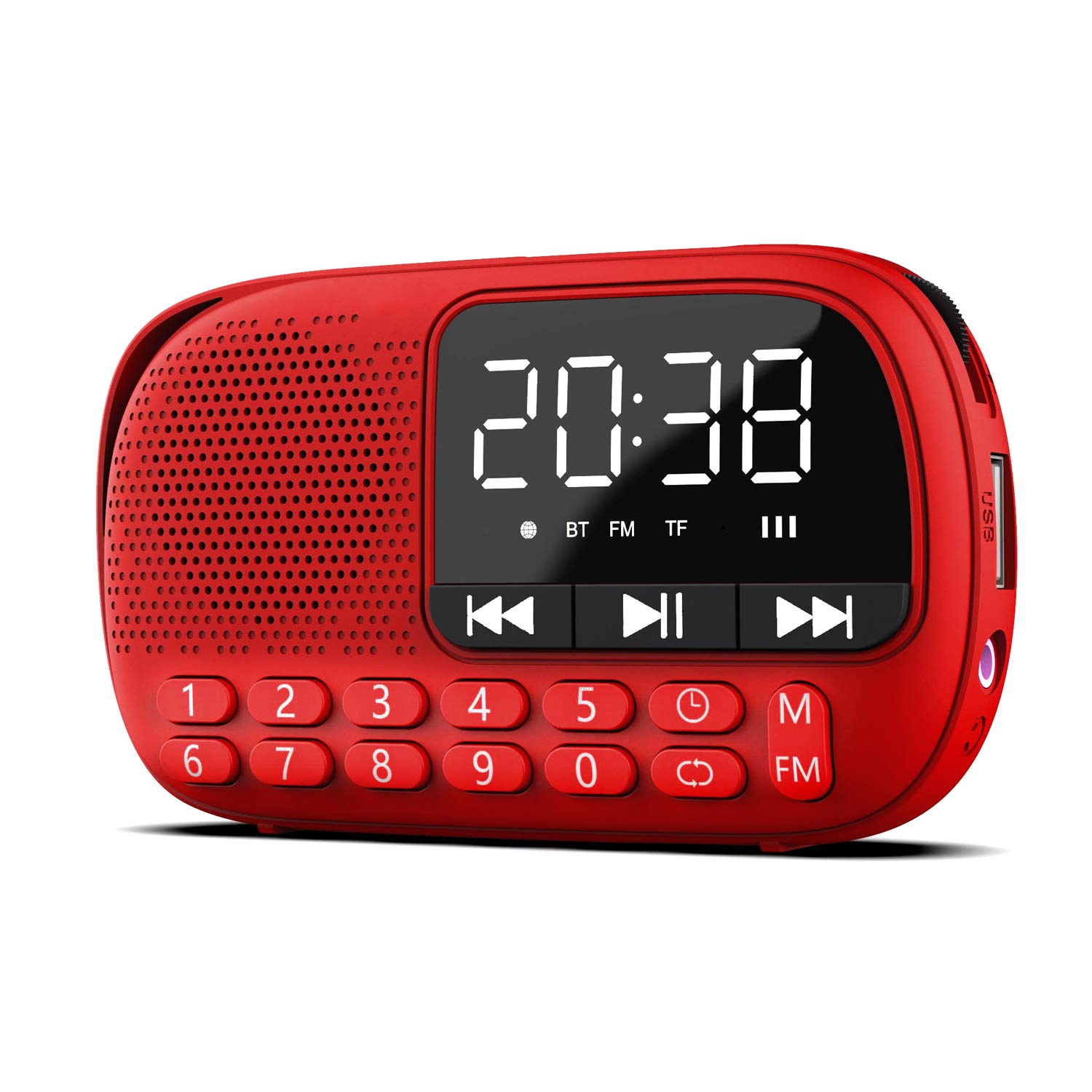 Discover the Pagaria WALKIE Portable Alarm Clock FM Radio with Bluetooth Features