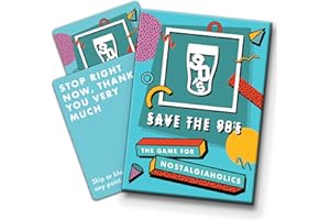 STQ LTD Save The 90s Drinking Game! A Nostalgic Party Game, Perfect Stocking Filler!