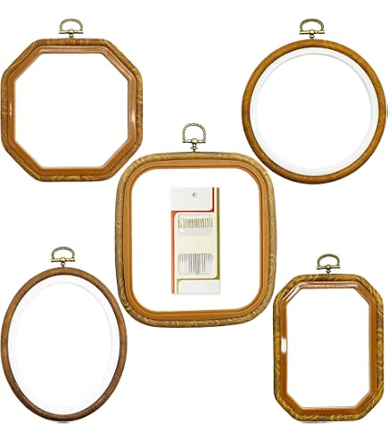 Lot De 2 Supports Métalliques Dorés Pour Broderie (16 Cm) - Marque Permin Of Copenhagen - Neuf