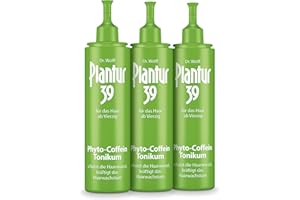 Plantur 39 Phyto-Coffein-Tonikum - 3 x 200 ml - Haarwasser zur Vorbeugung vor menopausalem Haarausfall – mit Vitalstoffen aus der Soja-Pflanze – unabhängig von der Haarwäsche anwendbar