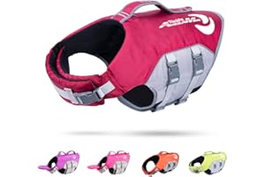 ThinkPet Dog Life Jacket Reflective Lifesaver Floating Vest Adjustable