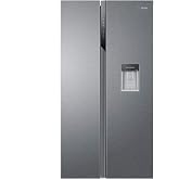 Haier SBS 90 Series 3 HSR3918EWPG Side by Side Refrigerator with Water Dispenser, American, Opening 90 Degrees, Inverter Moto