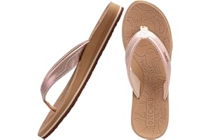 ONCAI Flip Flops Womens Yoga Mat Comfortable Beach Platform Sandals With Arch Support