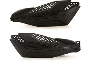 Circuit Equipment - Paramani Dakar Universal - Calotta in carbonio, bracci rinforzati in nylon, facile accesso alla leva - Protezione fuoristrada - Carbonio/Nero