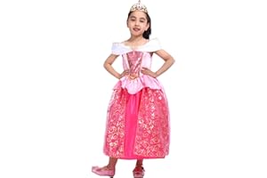 Sincere Party Costume da principessa per ragazze Deluxe con accessori