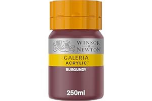 Winsor & Newton Galería - Pintura Acrílica , 250 ml, Rojo (Burgundy)
