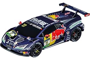 Carrera GO!!! Lamborghini Huracán GT3 Evo II ABT Motorsport, n. 27 (2024) I in scala 1:43 Slot Car I con licenza originale I adatto per bambini dai 6 anni in su