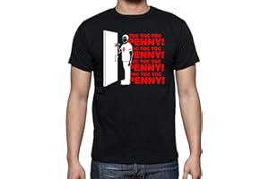 THE FAN TEE Camiseta de Hombre The Big Bang Theory Sheldon Bazinga Penny Leonard 027