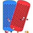 NATUCE 2pcs Ice Cube Trays 150 Grids Mini Silicone Ice Cube Trays Heart Shaped Ice Cube Moulds, BPA Free & Easy-Release Ice Molds for Whiskey, Cocktail, Milk, Juice, Chocolate