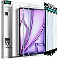 ESR 2 Pack Armorite Screen Protector for iPad Air 13 Inch (2024) M2, Tempered-Glass Film with Easy Application Tray, Military-Grade Protection, Scratch Resistant, HD Clarity