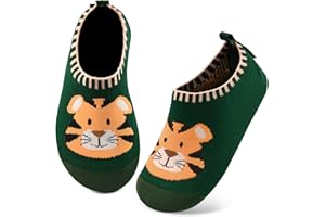 Kyopp Kapcie dziecięce dla chłopców i dziewczynek, oddychające buty domkowe, buty boso, antypoślizgowe pantofle