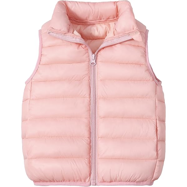 SEAUR Donsvest voor kinderen, winter, vest met capuchon, voor jongens en meisjes, outdoor, winddicht, licht, buffervest met capuchon, 128-164, zwart, 152
