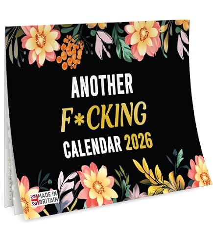 2025 Motivational Calendar - Your F*cking Year Funny Inspirational Wall Calendar