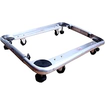 BROWAA Adjustable Front Top Load Silver Washing Machine Stand ...