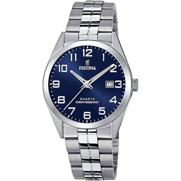 Festina Analoog kwartshorloge voor heren, met roestvrijstalen armband F20425/3, armband