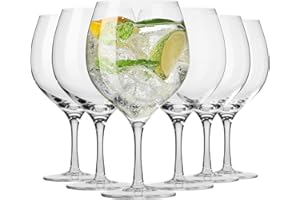 ‎KROSNO KROSNO Kielszki do Ginu z Tonikiem, Wody | Zestaw 6 Kieliszków | 700 Ml | Kolekcja Harmony | Idealne do Domu, Restauracji i na Przyjęcia | Można Myć w Zmywarce
