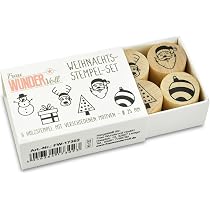 NoTrash2003 Weihnachts-Stempelset - 8 Holstempel Mi Produktbild-Vorschau 7