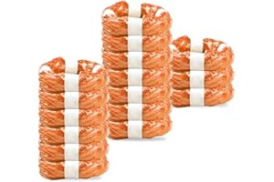 IVHOMESHOP Paquete de 15 Recambios compatible con el contenedor Tommee Tippee Sangenic Tec Simplee Sangenic Twist & Click & AngelCare & Litter Locker Spross & Littycat (Compatible con Todos) Naranja