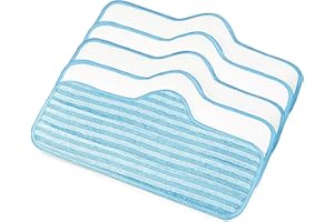 Dupray Neat Washable Microfiber Pads, accessories for Neat Steam Cleaner, pack of 5