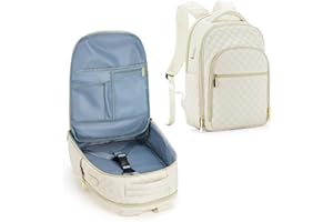 livbote Sac a Dos Voyage Cabine Avion, Sac à Dos de Voyage College Femme 30L Sacs à Dos Pour Ordinateur Portable