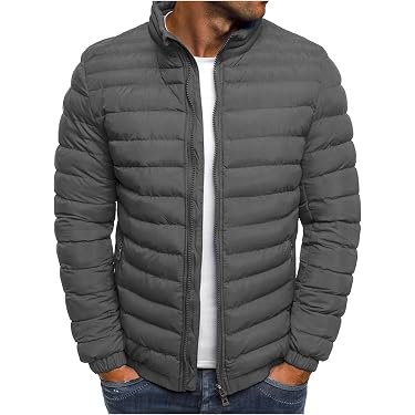 Veste Doudoune Homme Hiver – Capuche, Matelassée, Coupe Ajustée, Pour Randonnée Ou Ville, Plusieurs Couleurs