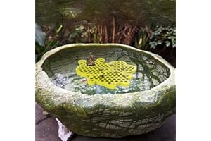 RUBU22A 3pc Schwimmenden Inseln für Bienen, Bienen Wasser Feeder,Tränke, Wasserstelle Bienenschwimmende Insel, Schmetterlings Bienenfutter, Bienenbad, Gartendekoration (A)