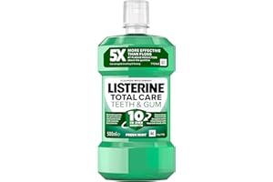 Listerine Total Care Teeth and Gum Mouthwash (1 x 500ml), 10-in-1 Benefits for Total Oral Care, to Maintain a Clean and Healthy Mouth