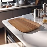 Deconox Acacia Cutting Board Antibacterial Washable Chopping Board Rectangular 30x20CM | Antibacterial and Washable White