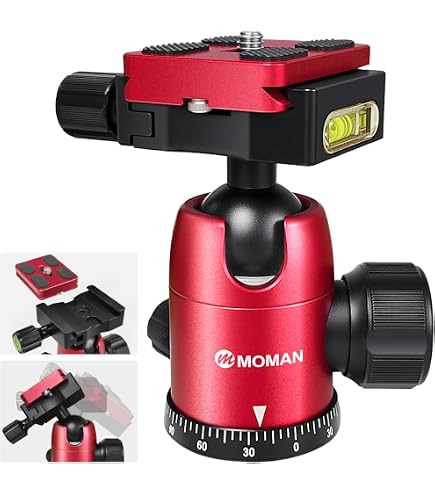 Mini Trépied Aluminium Moman TR01 - Support 80kg Pour Caméra, Smartphone, Lumière LED - Vis 1/4 Et 3/8