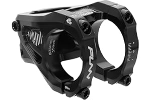 Funn Equalizer Potence avec une variation de hauteur de 10 mm - Longueur de potence de 35 mm avec collier de guidon de 35 mm (Noir)