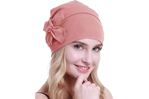 osvyo Cotton Chemo Turban Headwear Beanie Hat Cap for Women Cancer Patients Hair Loss
