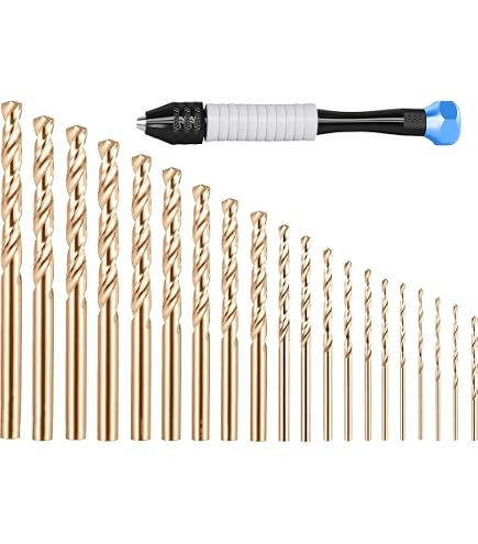 Precisieboor Set – 20 Stuks M35 HSS Kobalt – 0,5 Tot 2,4 Mm – Metaalboor Voor Hout, Aluminium, Kunststof & Roestvrij Staal – In Stevige Opbergbox