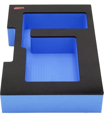 APTEX Schaumeinlage Für 4x Bosch Akkus 12V – Passt In L-Boxx 102/136, Made In Germany
