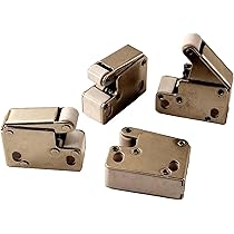 4 Meccanismi Push Pull Per Botole - Chiavistello L001C Argento - Foto 5