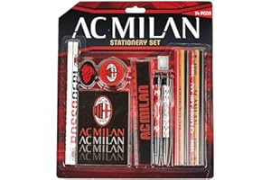 EURO PUBLISHING Milan, Prodotto Ufficiale - Set cancelleria (Composto da 14 Pezzi)