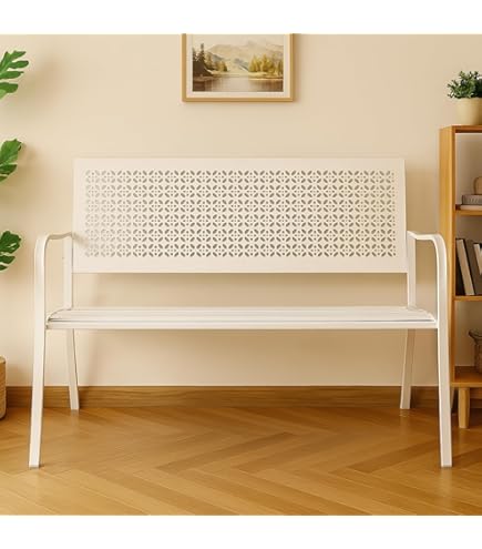 Doxey Wooden Parametric Bench Patio Wood Seating Bench Dining Room
