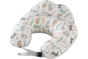 JOVELL Nursing Pillow for Breastfeeding, Breastfeeding Pillows for More Support for Mom and Baby with Adjustable Waist Strap and Removable Cotton Cover