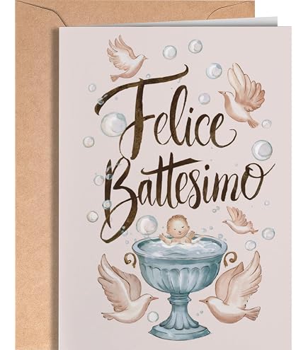 Old English Company Biglietto Ringraziamento Religioso Con Croce In Lamina D'Oro - 15x15 Cm, Con Busta, Interno Bianco